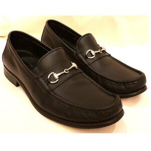 Cole Haan Men's Classics Slip-on Loafers Shoes Size-9.5 M Black Leather